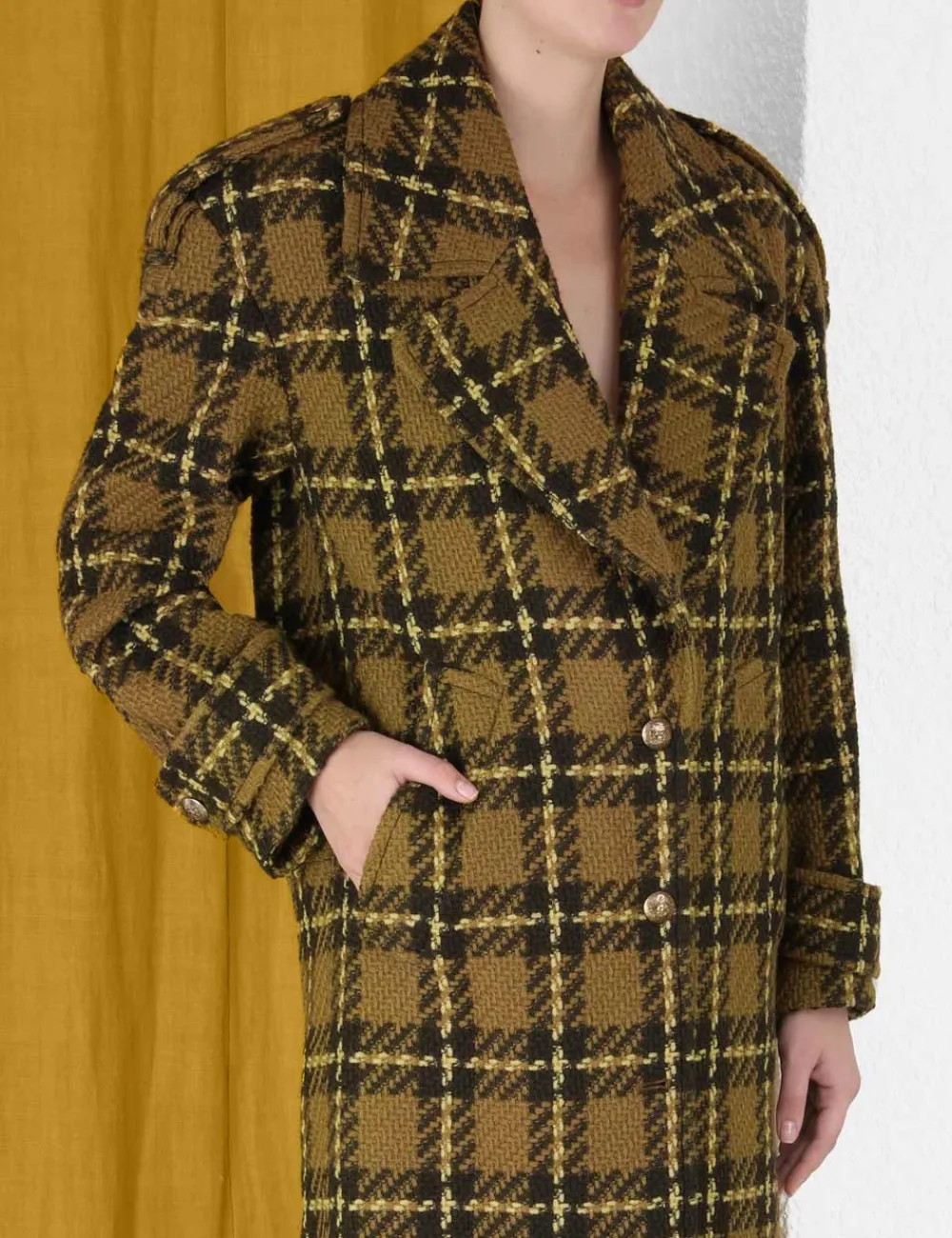 ZIMMERMANN Jackets & Coats<Luminosity Wool Coat