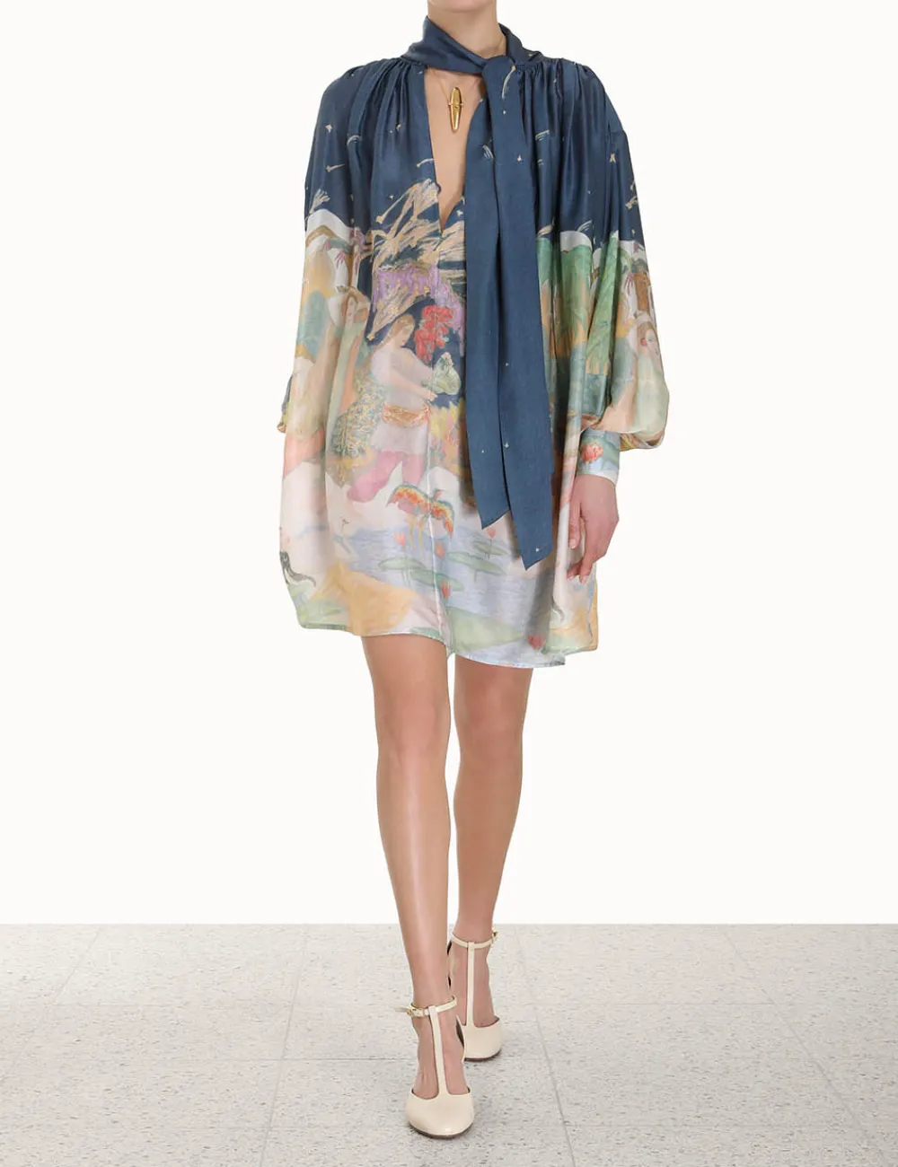 ZIMMERMANN Dresses<Lyrical Barrel Mini Dress