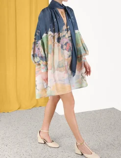 ZIMMERMANN Luminosity<Lyrical Barrel Mini Dress