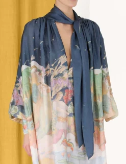 ZIMMERMANN Luminosity<Lyrical Barrel Mini Dress