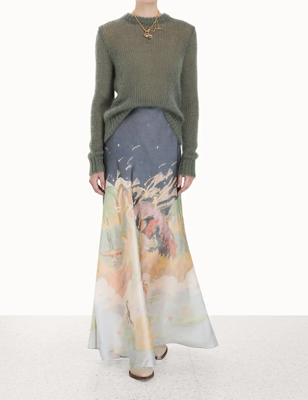 ZIMMERMANN Skirts<Lyrical Bias Flare Skirt
