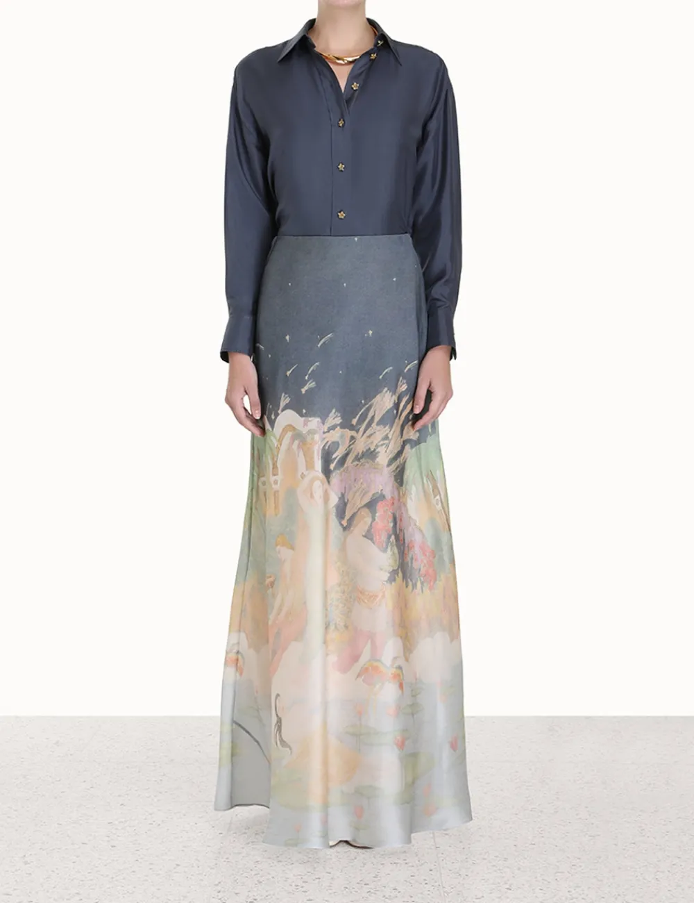 ZIMMERMANN Skirts<Lyrical Bias Flare Skirt