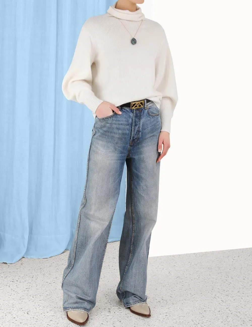 ZIMMERMANN Clothing<Lyrical Brushed Wool Sweater