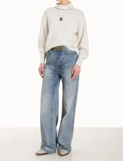 ZIMMERMANN Luminosity<Lyrical Brushed Wool Sweater