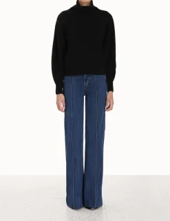 ZIMMERMANN Knitwear<Lyrical Brushed Wool Sweater