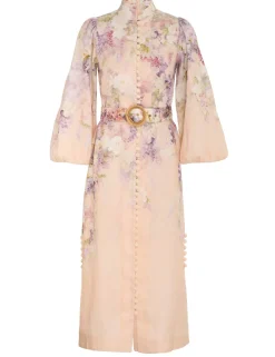 ZIMMERMANN Form & Light<Lyrical Buttoned Midi Dress