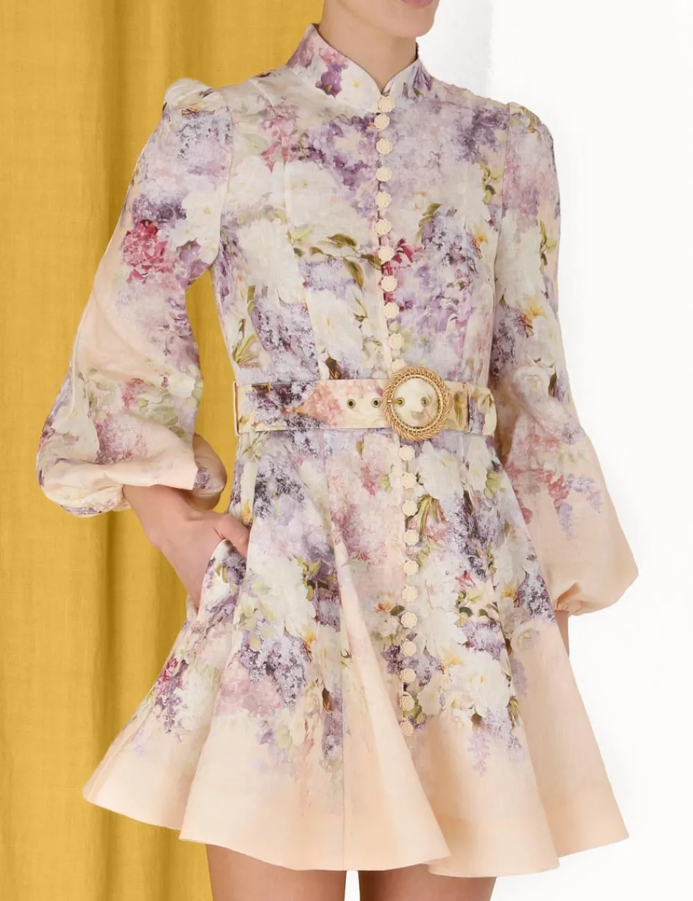ZIMMERMANN Dresses<Lyrical Buttoned Mini