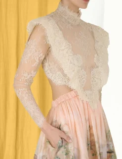 ZIMMERMANN Luminosity<Lyrical Corded Lace Gown