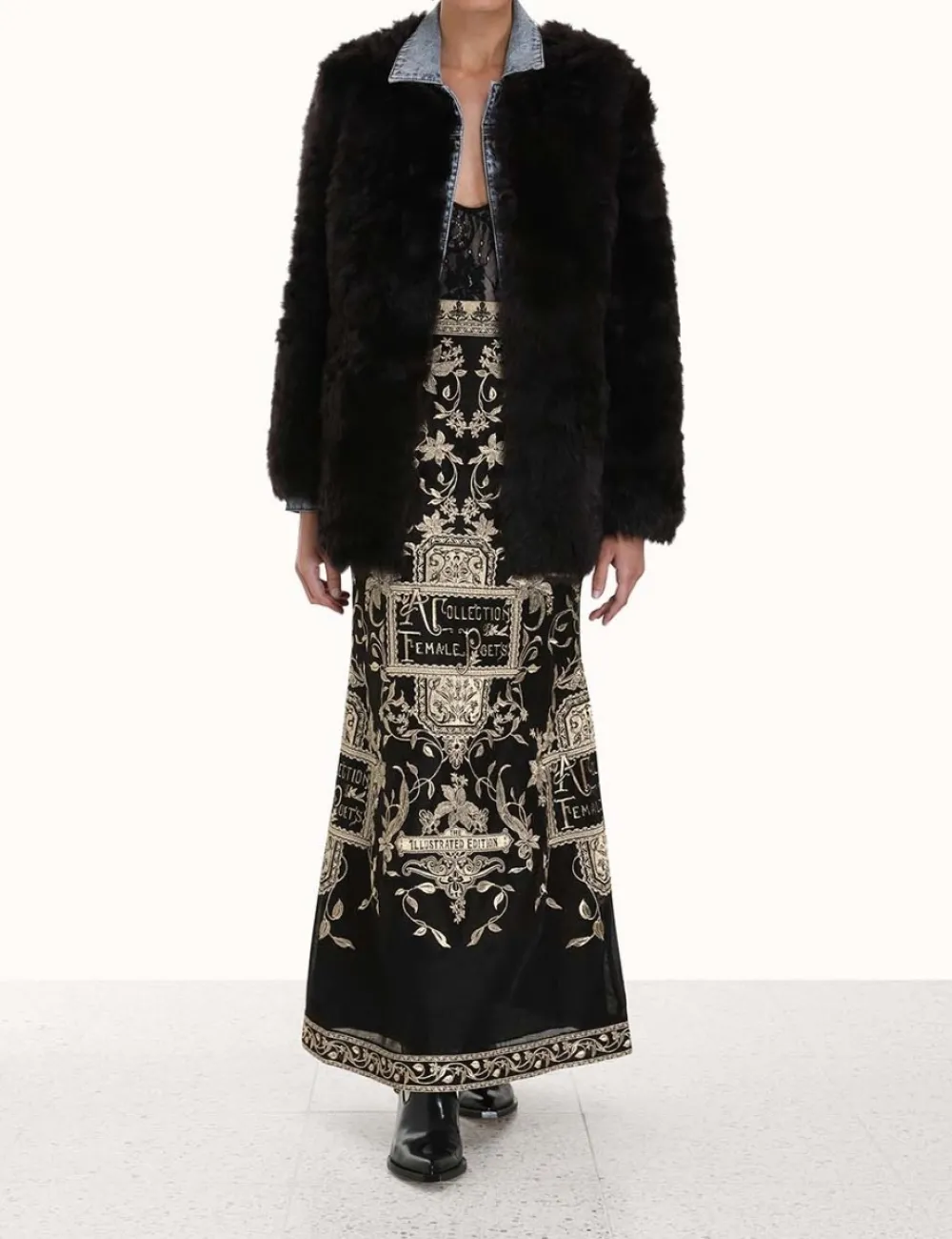 ZIMMERMANN Skirts<Lyrical Embroidery Maxi Skirt