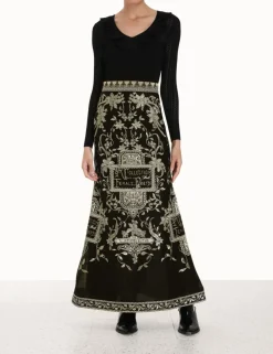 ZIMMERMANN Clothing<Lyrical Embroidery Maxi Skirt