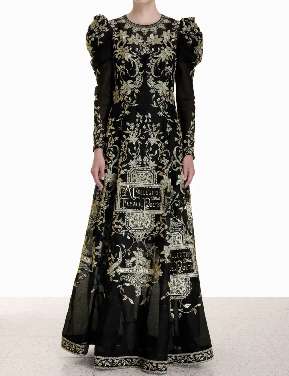 ZIMMERMANN Dresses<Lyrical Embroidery Midi Dress