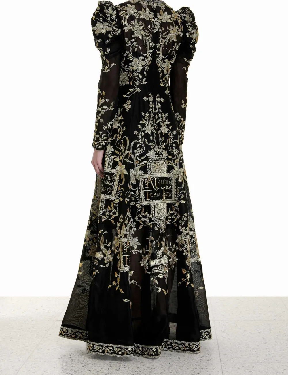 ZIMMERMANN Dresses<Lyrical Embroidery Midi Dress