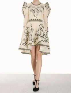ZIMMERMANN Dresses<Lyrical Embroidery Mini Dress