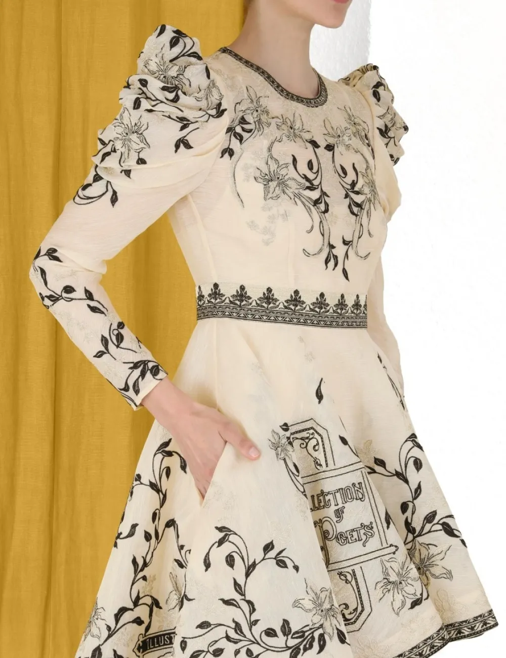 ZIMMERMANN Dresses<Lyrical Embroidery Mini Dress