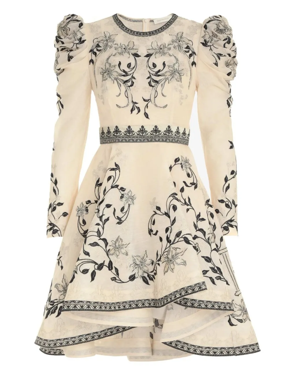 ZIMMERMANN Luminosity<Lyrical Embroidery Mini Dress