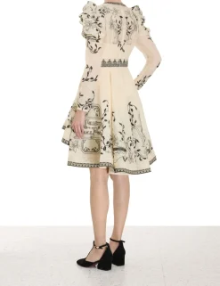 ZIMMERMANN Luminosity<Lyrical Embroidery Mini Dress