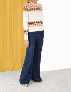 ZIMMERMANN Knitwear<Lyrical Fair Isle Sweater