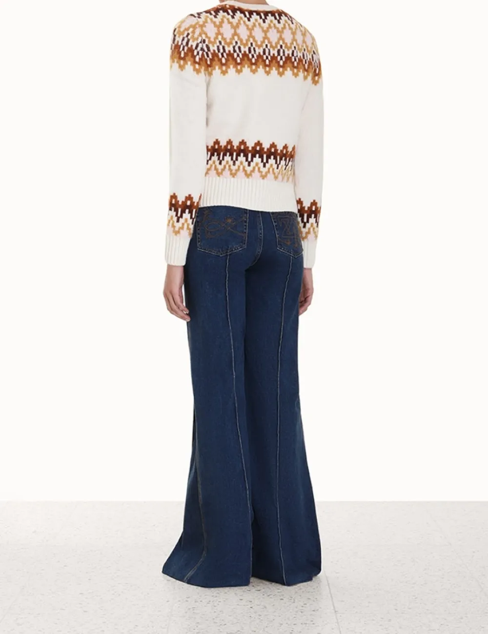 ZIMMERMANN Knitwear<Lyrical Fair Isle Sweater