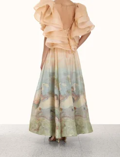 ZIMMERMANN Clothing<Lyrical Frill Neck Gown