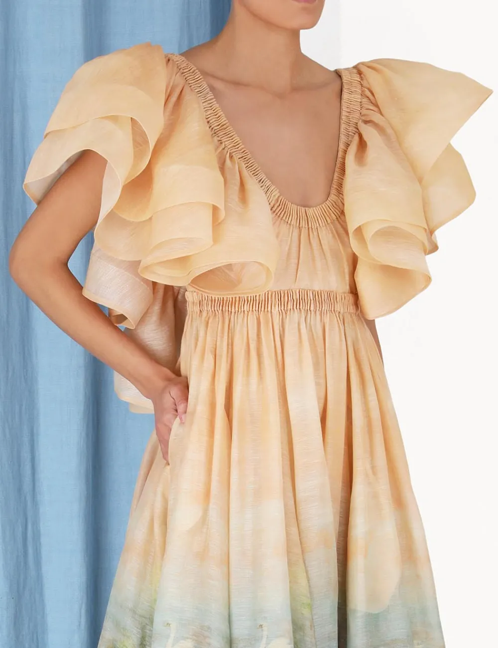 ZIMMERMANN Luminosity<Lyrical Frill Neck Gown