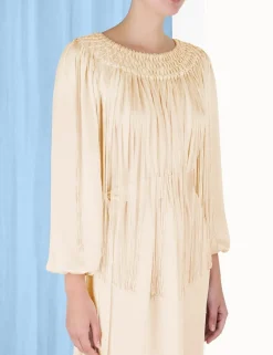 ZIMMERMANN Luminosity<Lyrical Fringe Midi Dress