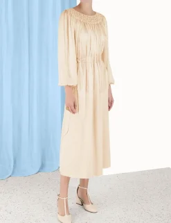 ZIMMERMANN Dresses<Lyrical Fringe Midi Dress