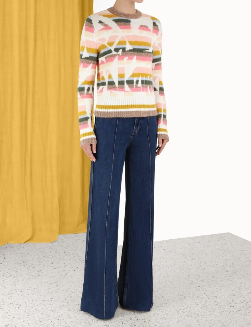 ZIMMERMANN Knitwear<Lyrical Jacquard Sweater