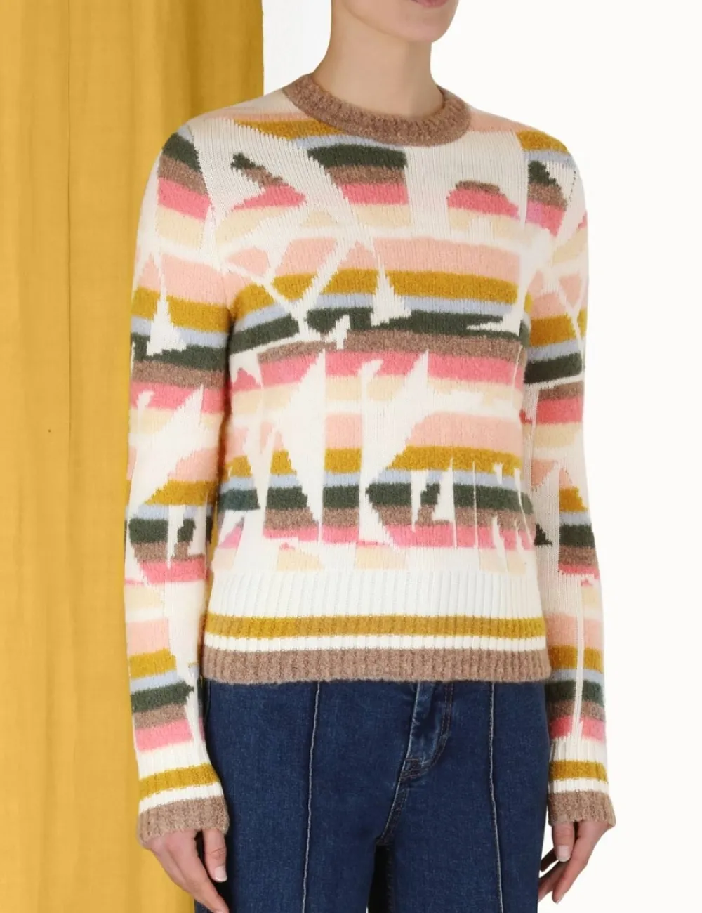 ZIMMERMANN Luminosity<Lyrical Jacquard Sweater