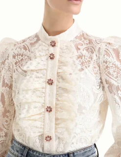 ZIMMERMANN Luminosity<Lyrical Lace Blouse