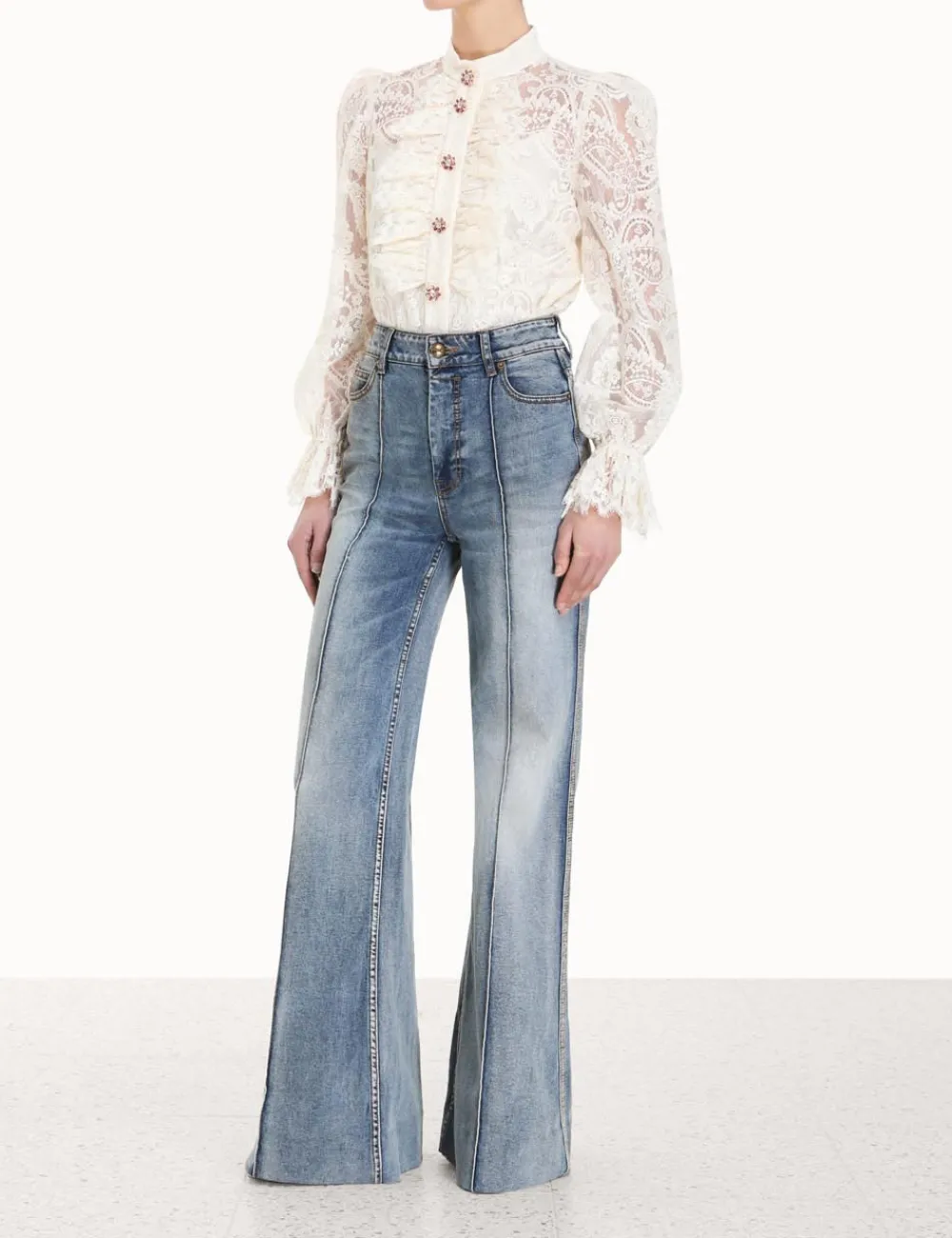 ZIMMERMANN Tops<Lyrical Lace Blouse