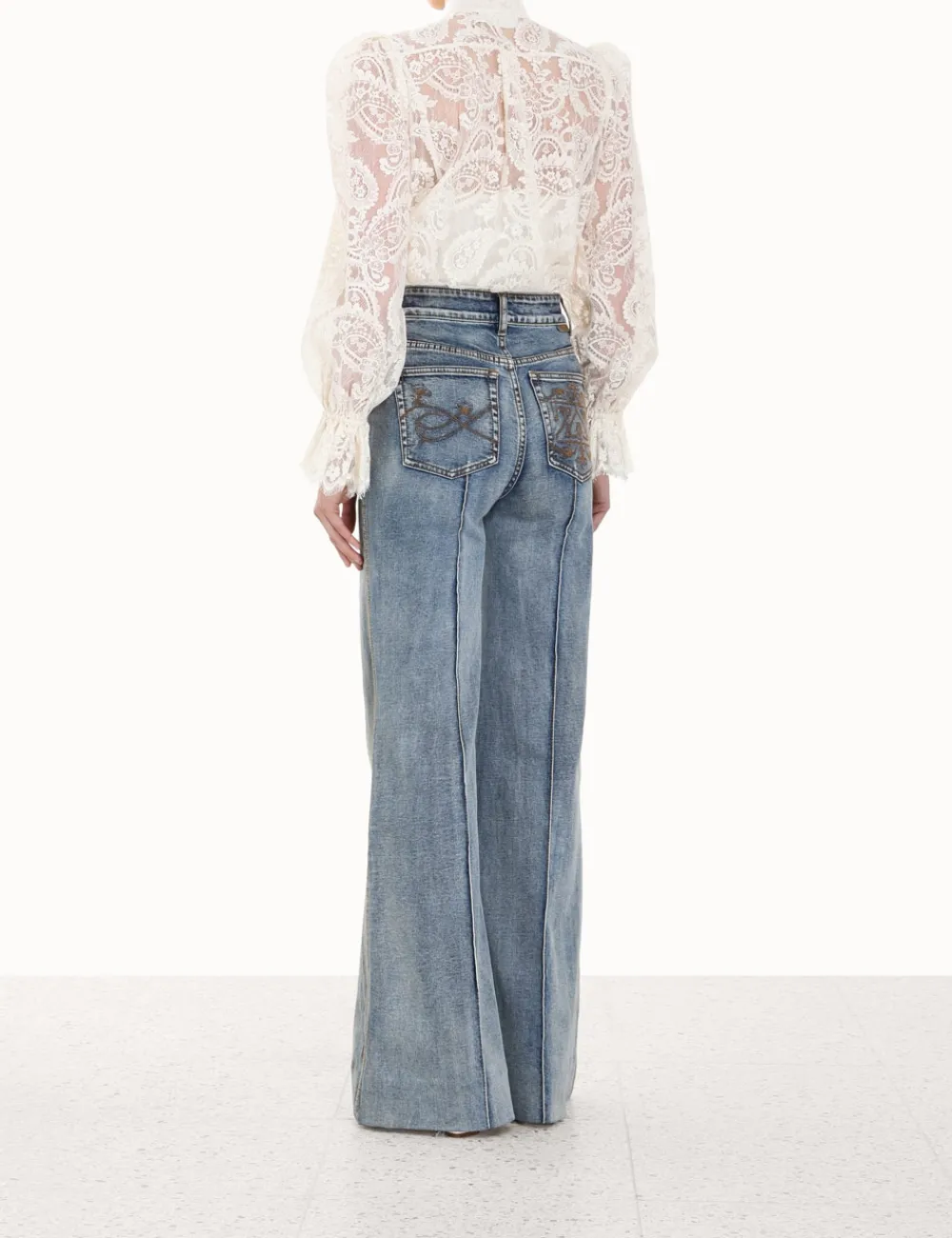 ZIMMERMANN Tops<Lyrical Lace Blouse
