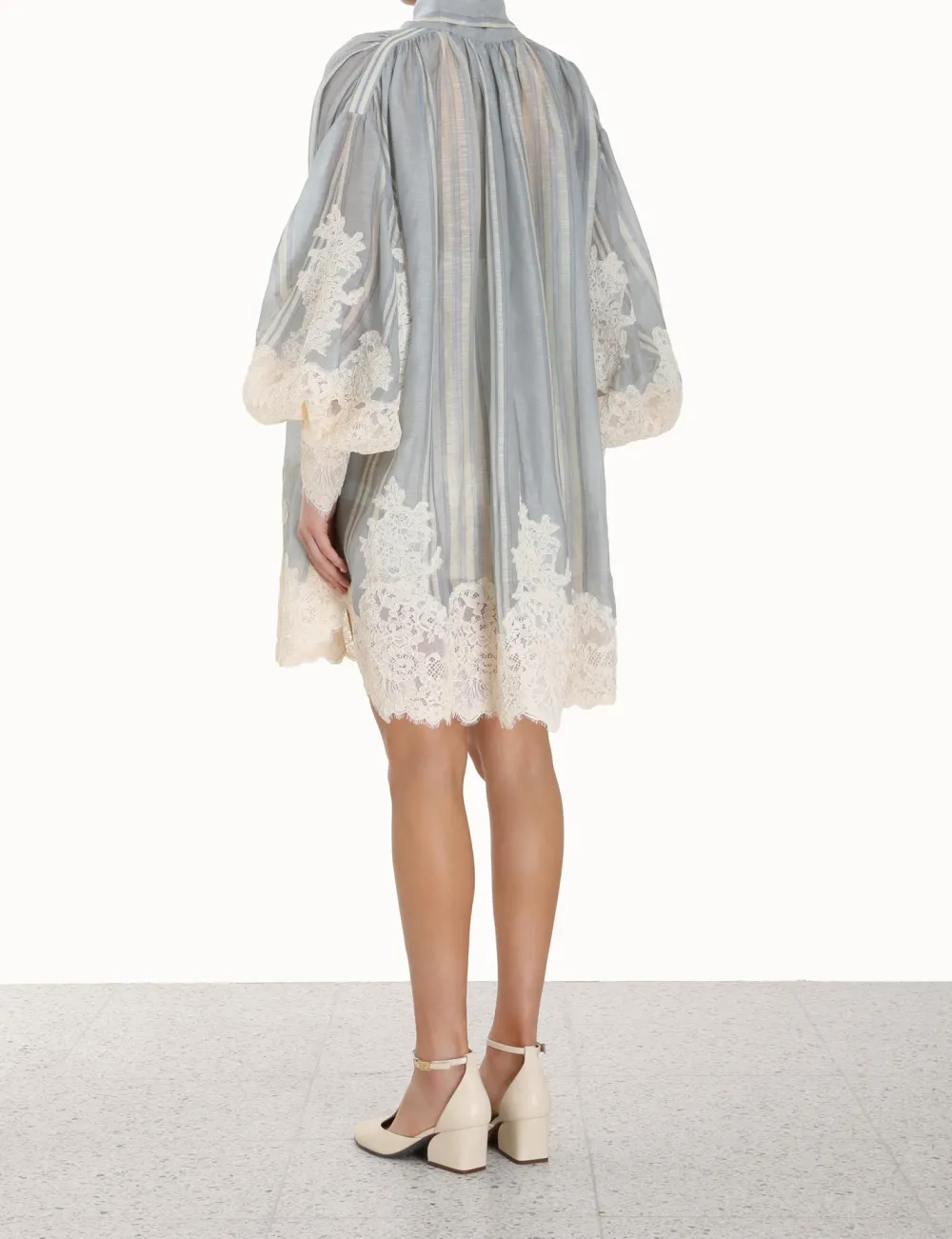 ZIMMERMANN Form & Light<Lyrical Lace Edge Tie Mini