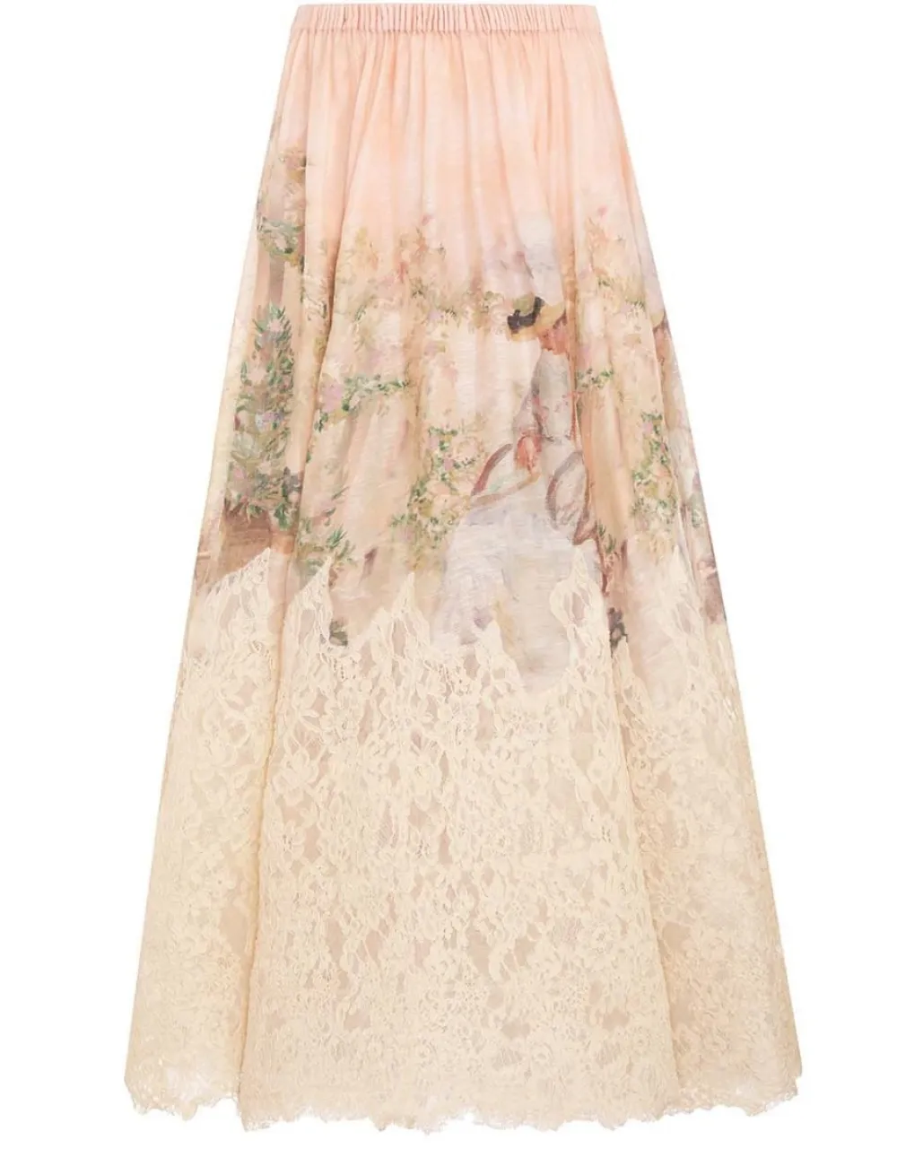 ZIMMERMANN Luminosity<Lyrical Lace Midi Skirt