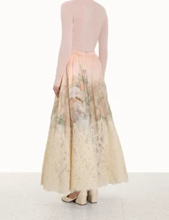 ZIMMERMANN Skirts<Lyrical Lace Midi Skirt