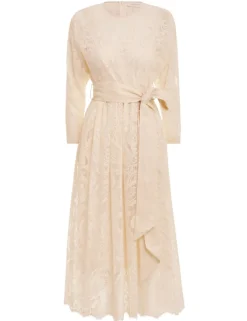 ZIMMERMANN Dresses<Lyrical Lace Tie Midi