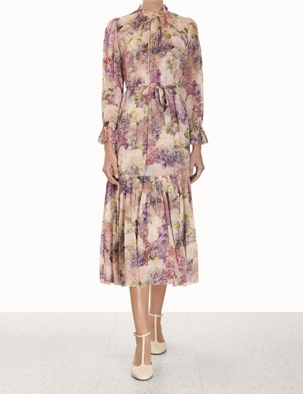 ZIMMERMANN Luminosity<Lyrical Lantern Midi Dress