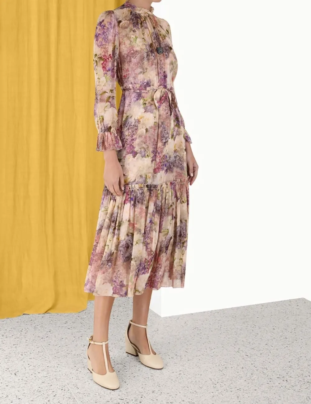 ZIMMERMANN Luminosity<Lyrical Lantern Midi Dress