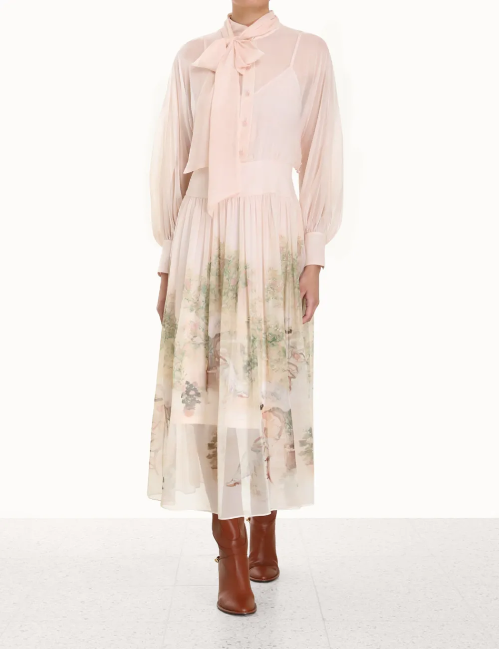 ZIMMERMANN Luminosity<Lyrical Midi Dress