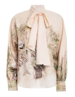 ZIMMERMANN Tops<Lyrical Neck Tie Blouse