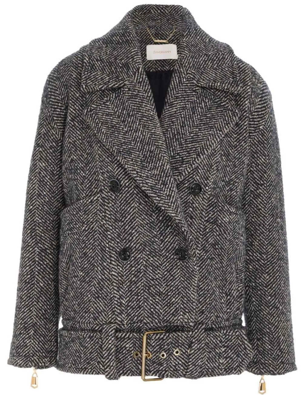 ZIMMERMANN Luminosity<Lyrical Oversized Biker Jacket