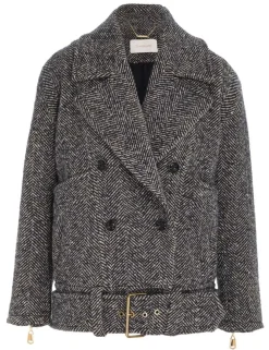 ZIMMERMANN Clothing<Lyrical Oversized Biker Jacket