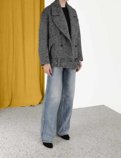 ZIMMERMANN Clothing<Lyrical Oversized Biker Jacket