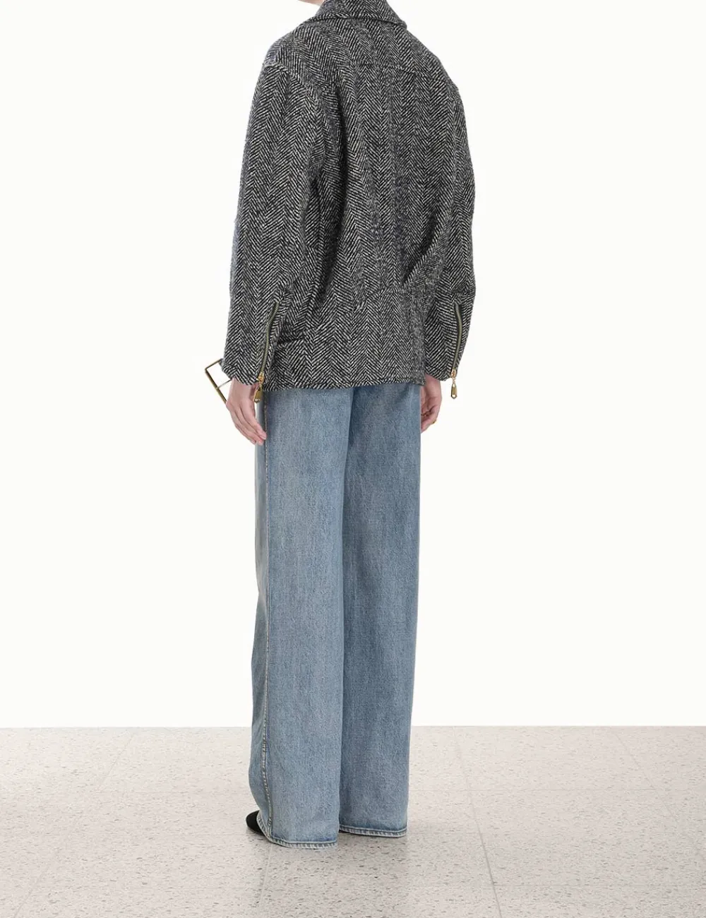 ZIMMERMANN Jackets & Coats<Lyrical Oversized Biker Jacket