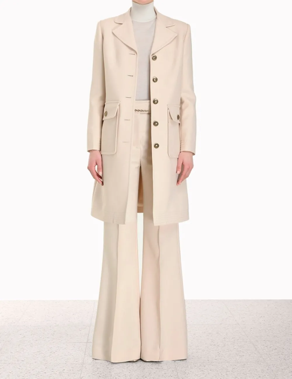 ZIMMERMANN Jackets & Coats<Lyrical Patch Pocket Coat