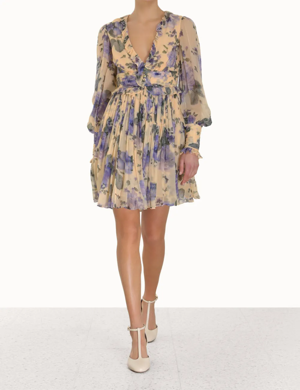 ZIMMERMANN Dresses<Lyrical Ruffle Mini Dress