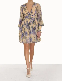 ZIMMERMANN Luminosity<Lyrical Ruffle Mini Dress
