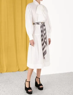 ZIMMERMANN Dresses<Lyrical Scarf Tie Shirt Dress