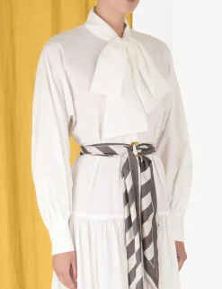 ZIMMERMANN Dresses<Lyrical Scarf Tie Shirt Dress