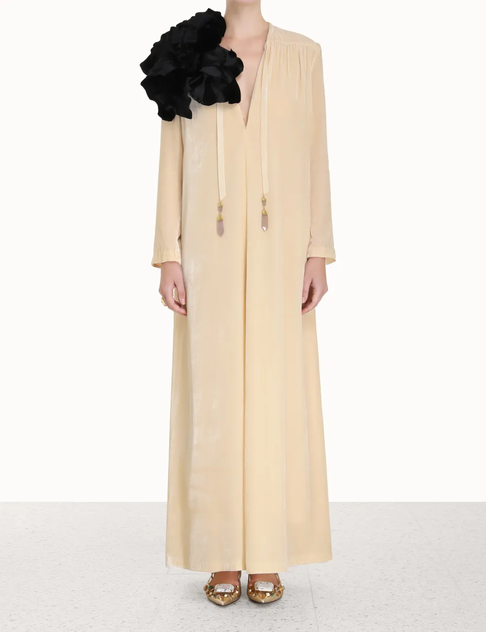 ZIMMERMANN Luminosity<Lyrical Velvet Tubular Dress