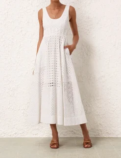 ZIMMERMANN Clothing<Matchmaker Anglaise Midi